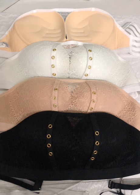 áo bra không dây chống tụt nâng ngực có dây rút mã 3058