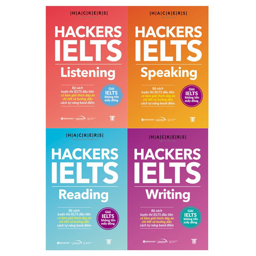 Sách-Hackers IELTS-Listening Tặng kèm Bookmark