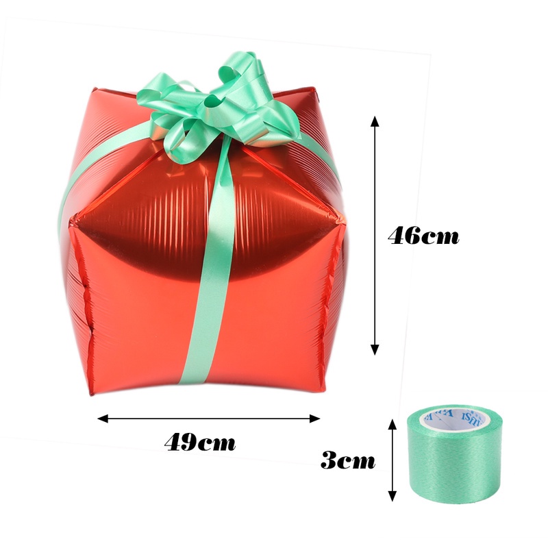 Bong Bóng Lá Nhôm Hình Ông Già Noel / Tuần Lộc / Kẹo Giáng Sinh Cầm Tay Trang Trí