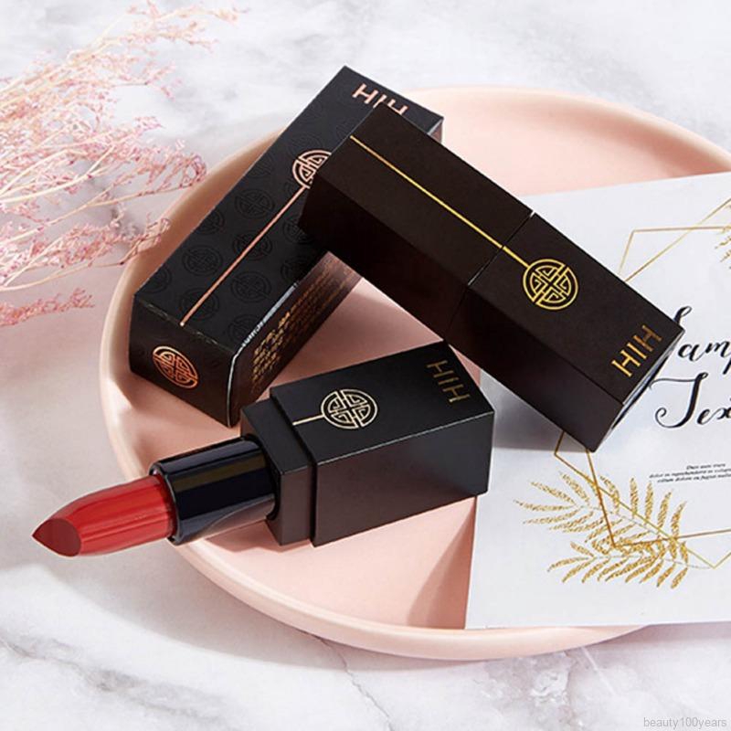 [Hàng mới về] Son lì dễ tạo màu lâu trôi kháng nước chống dính cốc thiết kế vỏ màu đen thời trang | BigBuy360 - bigbuy360.vn