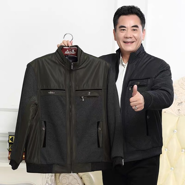 [ [Follow Shop giảm thêm 10K_Áo khoác trung niên cho bố, ông