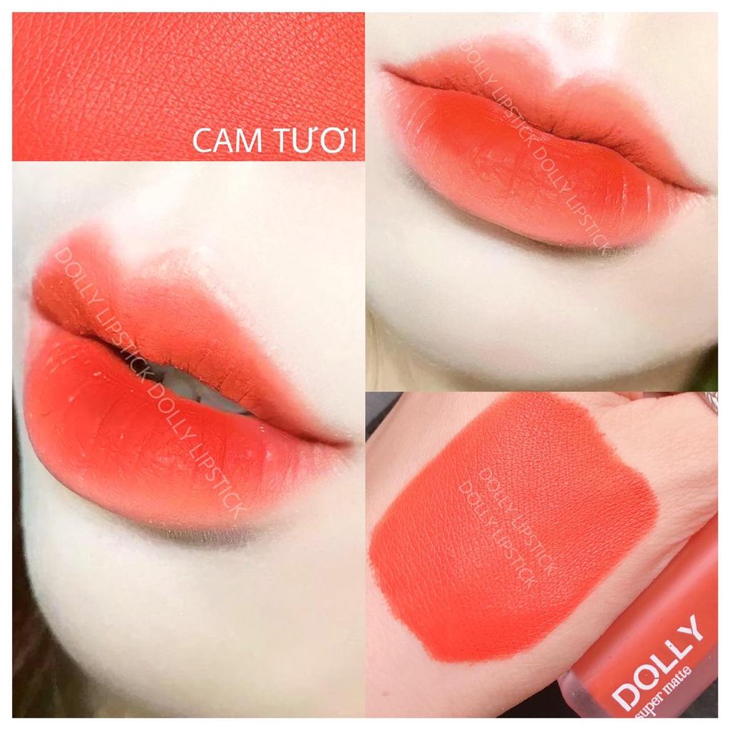 Son kem lì Dolly Super matte, không chì