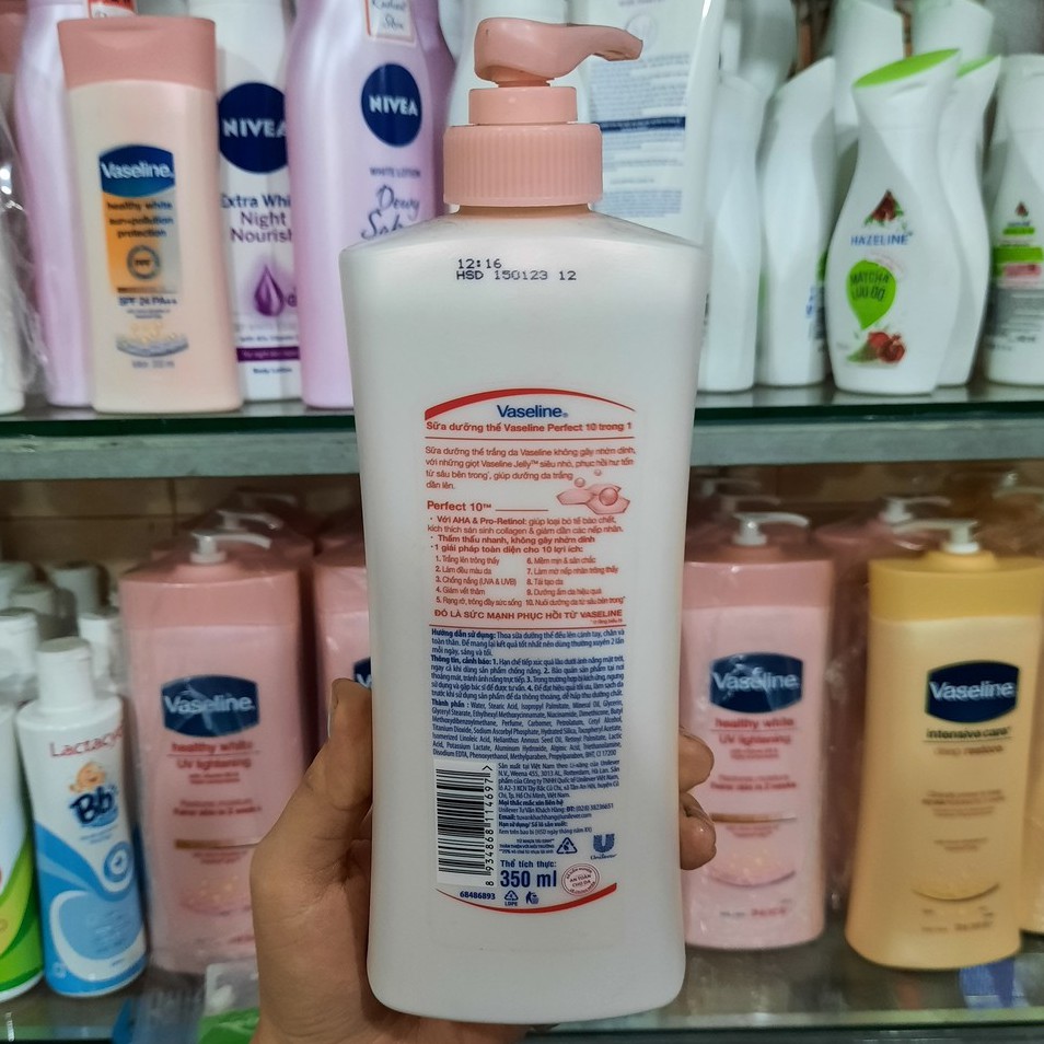 Sữa Dưỡng Thể Vaseline Perfect 10 Trong 1 - 350ml