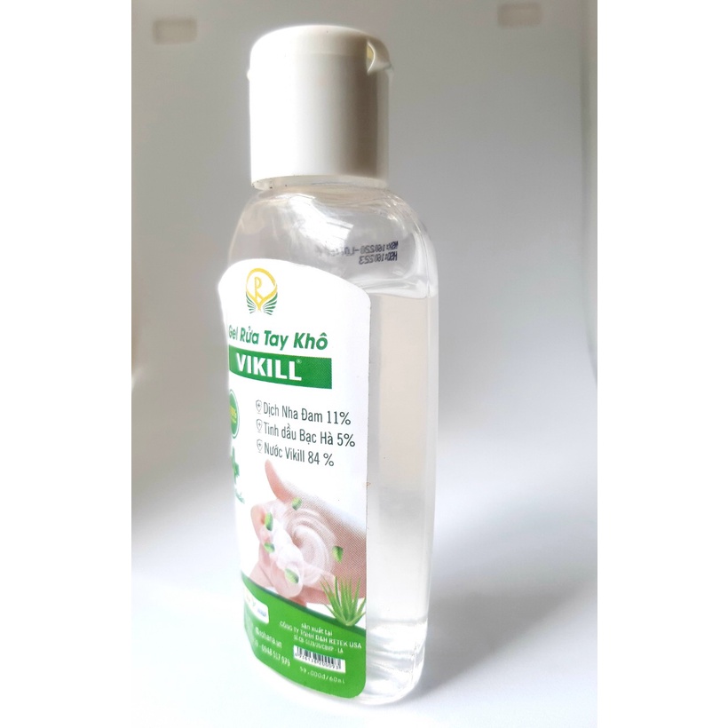 GEL RỬA TAY KHÔ - VIKILL 60ML | WebRaoVat - webraovat.net.vn