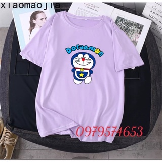 [RẺ VÔ ĐỊCH] Áo thun Doremon, hàng chuẩn Shop, size nam nữ từ 7 đến 110kg, chất cotton loại 1