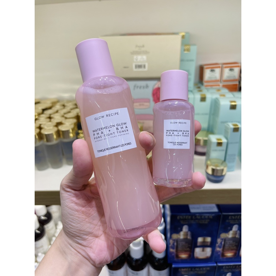 [SIZE 40ML- 150ML ] TONER DƯA HẤU LÀM SẠCH – THU NHỎ LCL WATER MELON GLOW PHA + BHA PORE – TIGHT TONER HYDRATING + POR