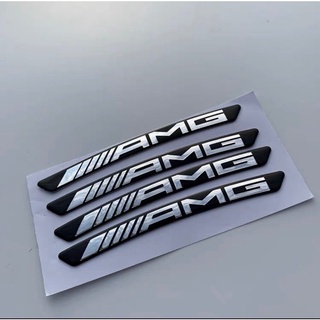 Tem AMG dán vành mâm Mercedes