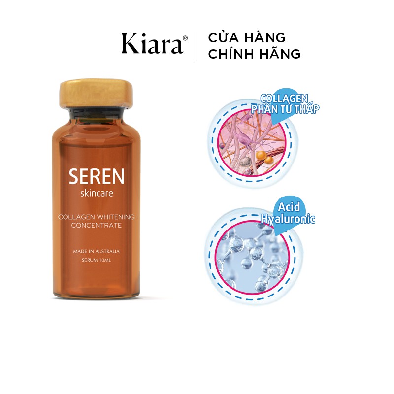 Serum dưỡng da căng bóng Seren Collagen Whitening Concentrate Úc 10ml