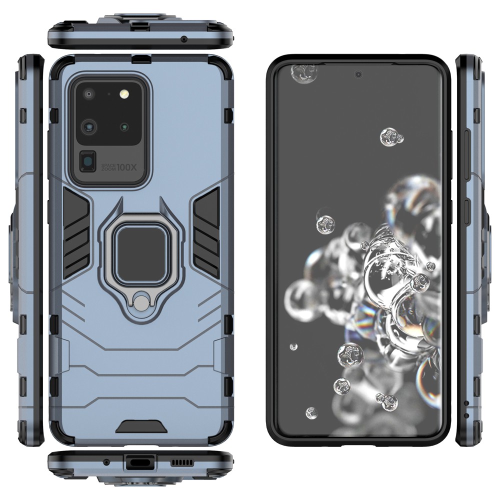 Ốp lưng Samsung S20 / S20+ Plus/ S20 Ultra Chống sốc Iron Man có giá đỡ nhẫn iring hít Ôtô Bảo vệ viền và Camera