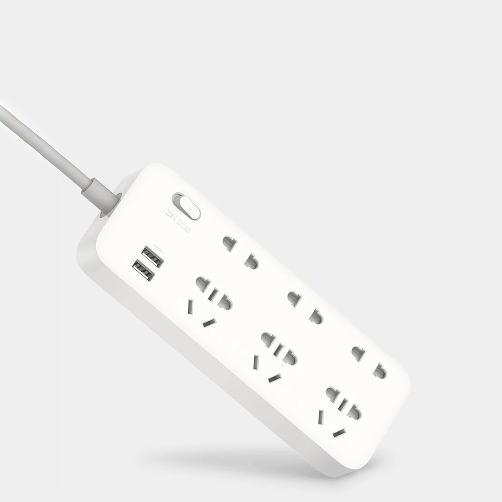 Ổ cắm Xiaomi Zmi Power Strip 6 cổng 2 usb CX05