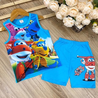 Bộ sát nách bé trai size đại