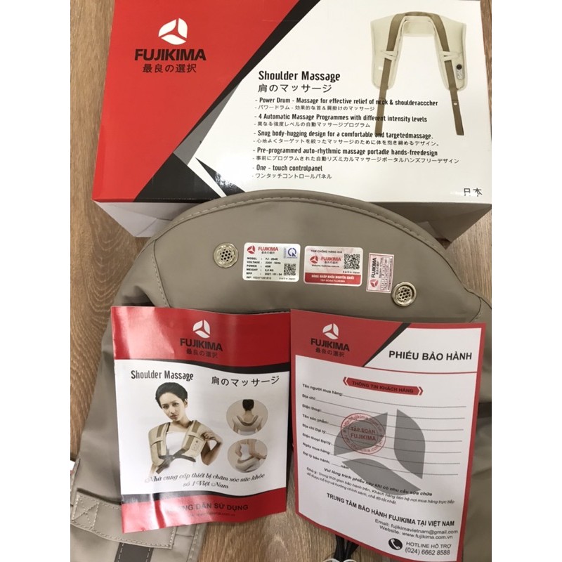 Máy Massage Vai gáy cao cấp Fujikima FJ 264K/Bảo hành chĩnh hãng