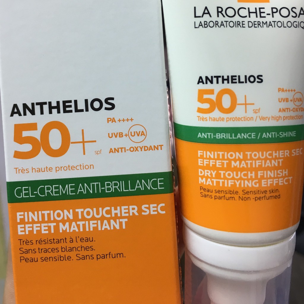 La Roche Posay Anthelios Gel Cream SPF 50+ Kem chống nắng La Roche Posay kiểm soát bóng nhờn cho da dầu 50mL