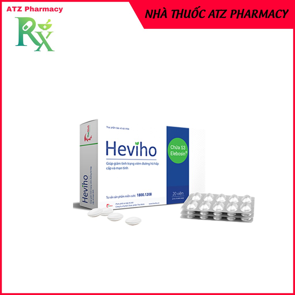 Viên Uống Heviho - Hỗ trợ làm giảm tình trạng viêm ở người bị viêm đường hô hấp