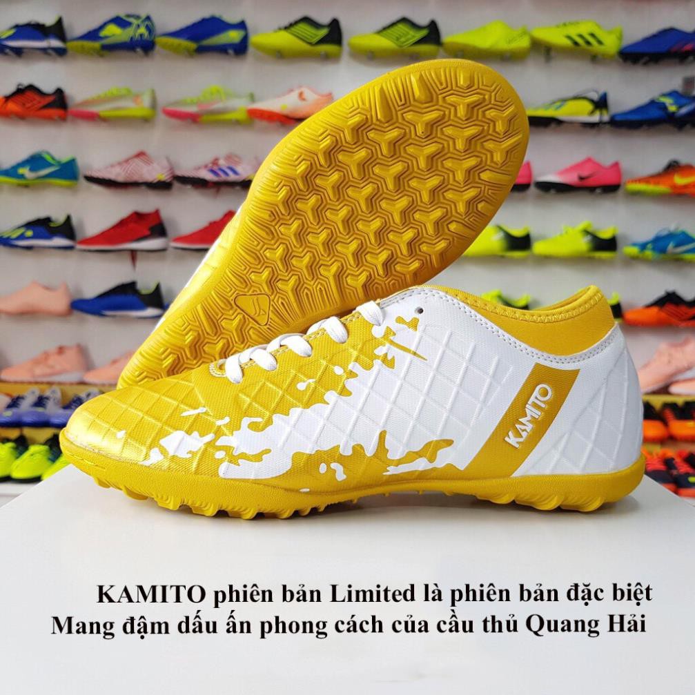 NEW- 2021 Giày đá bóng Kamito Qh19 chính hãng (màu vàng) bán chạy ! CK HOT _