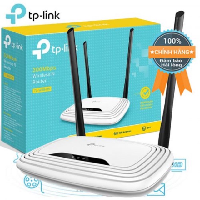 Bộ Phát WiFi tp-link 841N ,tplink 841n Chuẩn tốc độ 300Mbps - Hàng chính hãng