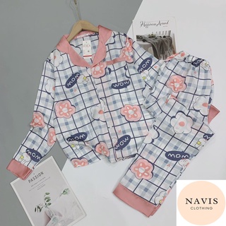 Pijama lụa tay dài - hàng sẽ được giao ngẫu nhiên