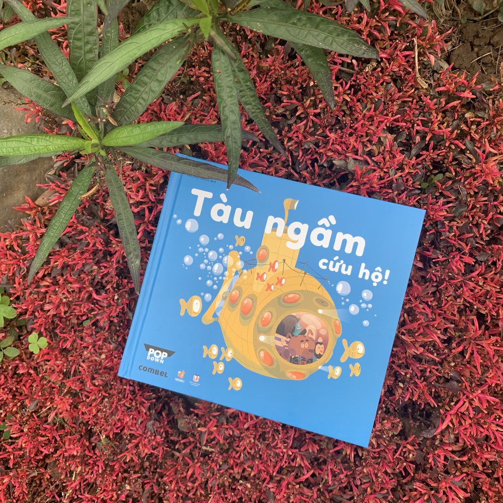 Sách POPDOWN lật mở tương tác 3D cho bé- Tàu Ngầm Cứu Hộ