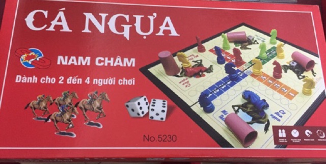 Bộ cờ cá ngựa nam châm cỡ to chất liệu đẹp cho bé