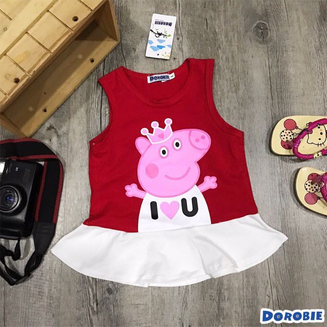 Áo váy heo Peppa (10-22kg