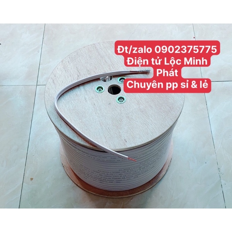 Dây cáp 5C (01 lớp bạc liền nguồn) loại 305M Unisat