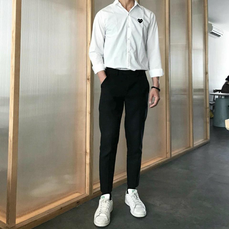 [Mã SKAMA06 giảm 8% tối đa 50K đơn 250K] QUẦN BAGGY TÂY ĐEN NAM NỮ UNISEX | BigBuy360 - bigbuy360.vn