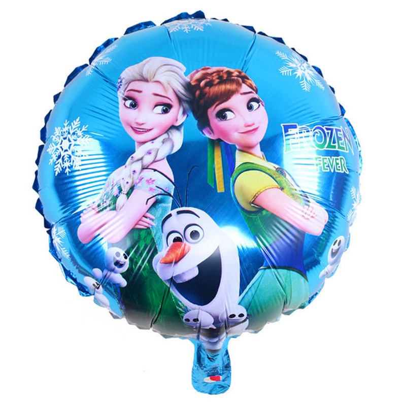 Bong Bóng Nhôm 18 Inch Hình Nhân Vật Disney, Kỳ Lân, Kitty, Dùng