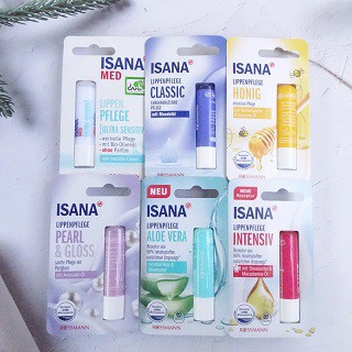 Son dưỡng môi Isana, son dưỡng ẩm dành cho môi khô, môi nứt nẻ, cung cấp độ ẩm, tái tạo da môi, giúp môi khô hồi phục