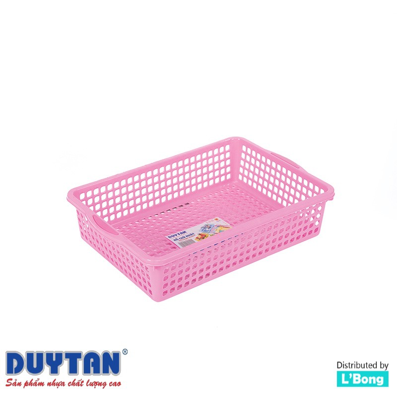 Rổ nhựa chữ nhật 2T6 (26 cm) Duy Tân