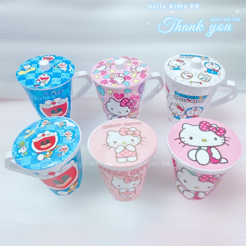 Ly có quai HelloKitty - Doremon Doraemon - Melody