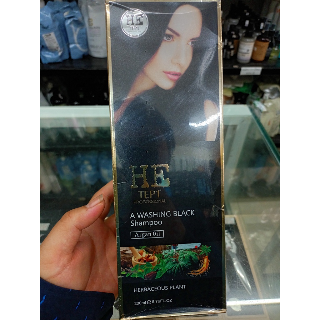 LƯỢC NHỘM TÓC THÔNG MINH MÀU ĐEN PHỦ BẠC 100% HE TEPI 200ML