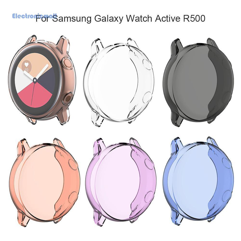 Vỏ TPU nhiều màu bảo vệ cho đồng hồ đeo tay thông minh Samsung Galaxy Watch Active SM-R500