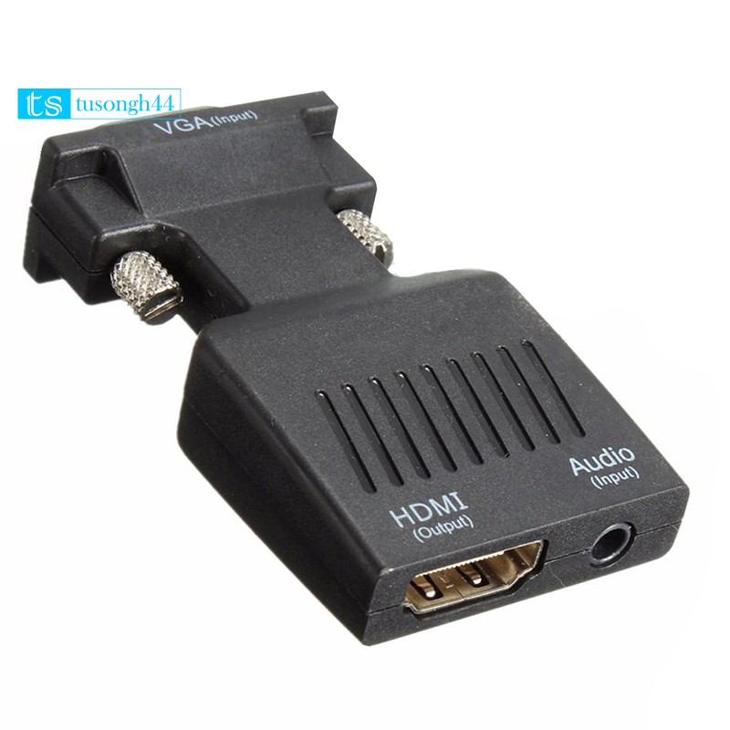 Đầu Chuyển Đổi 1080p Vga Sang Hdmi Kèm Cáp Âm Thanh