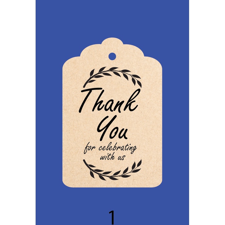 Tag Quần Áo, Tag Quà Tặng 6x4cm - 100 cái (có sẵn) tặng dây