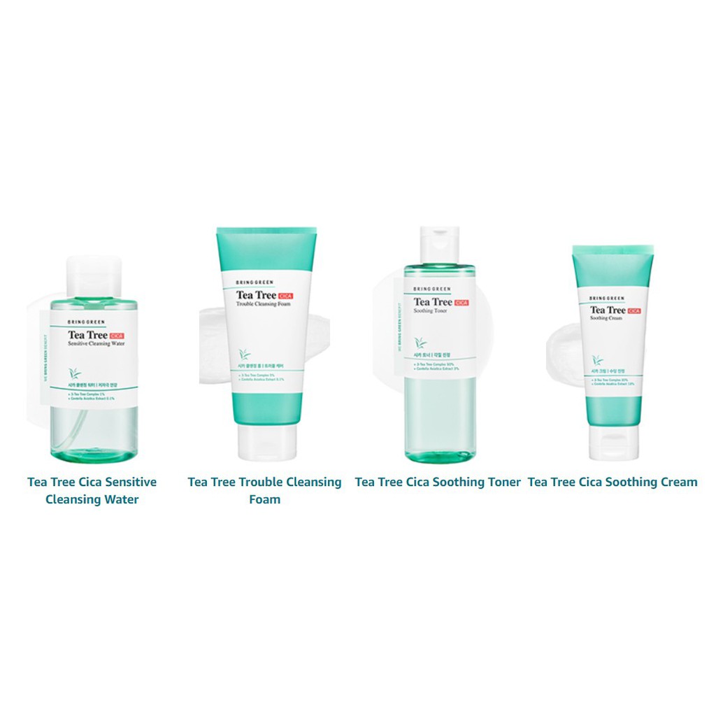 Nước tẩy trang Bring Green Tea Tree Cica Sensitive Cleansing Water 500 ml