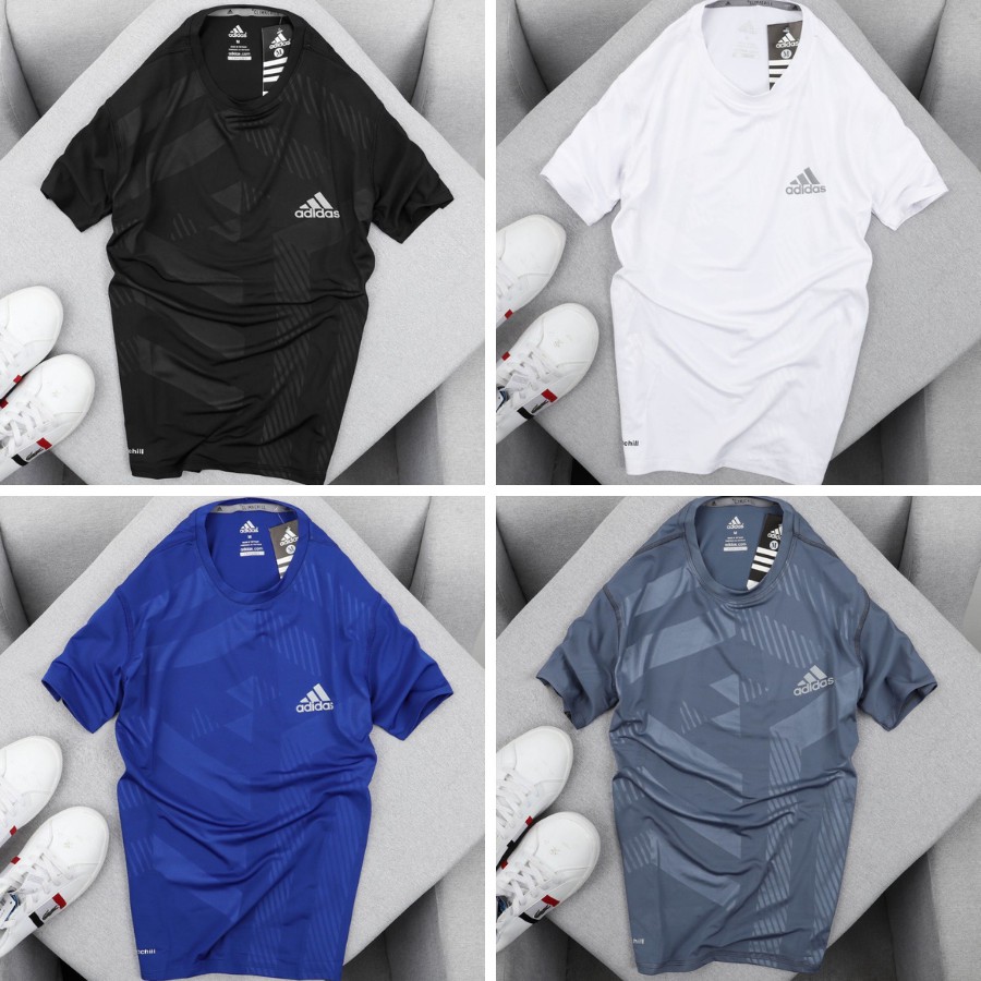 Áo thun lạnh thể thao co giản 4 chiều cao cấp [ Tròn das ]