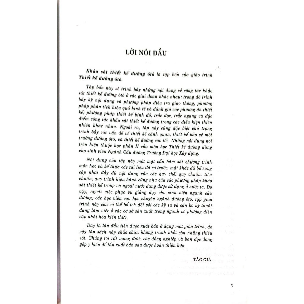 Sách - Thiết Kế Đường ô Tô