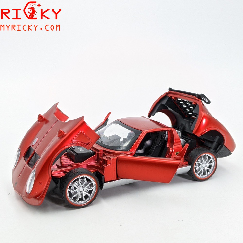 Mô hình siêu xe huyền Thoại Lamborghini Miura - tỉ lệ 1:32 - đóng mở cửa- mở cốp