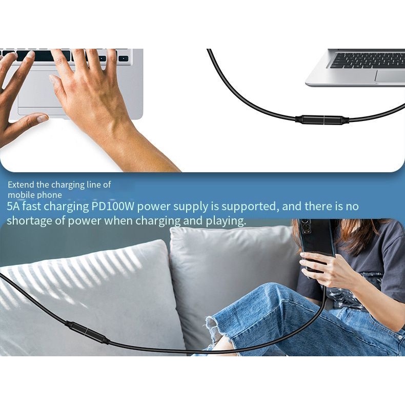 Dây Cáp Đúc Truyền Dữ Liệu Ổ Cứng 10GBbps 4K 5A100W