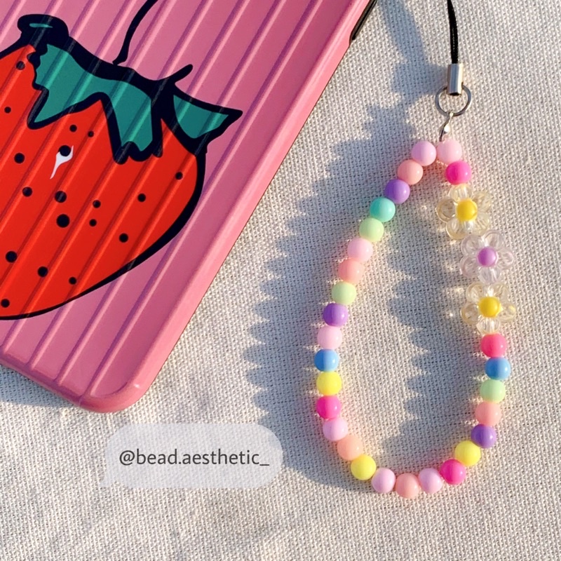 Phone Strap - Dây đeo điện thoại đáng yêu pastel phong cách Hàn Quốc | @bead.aesthetic_