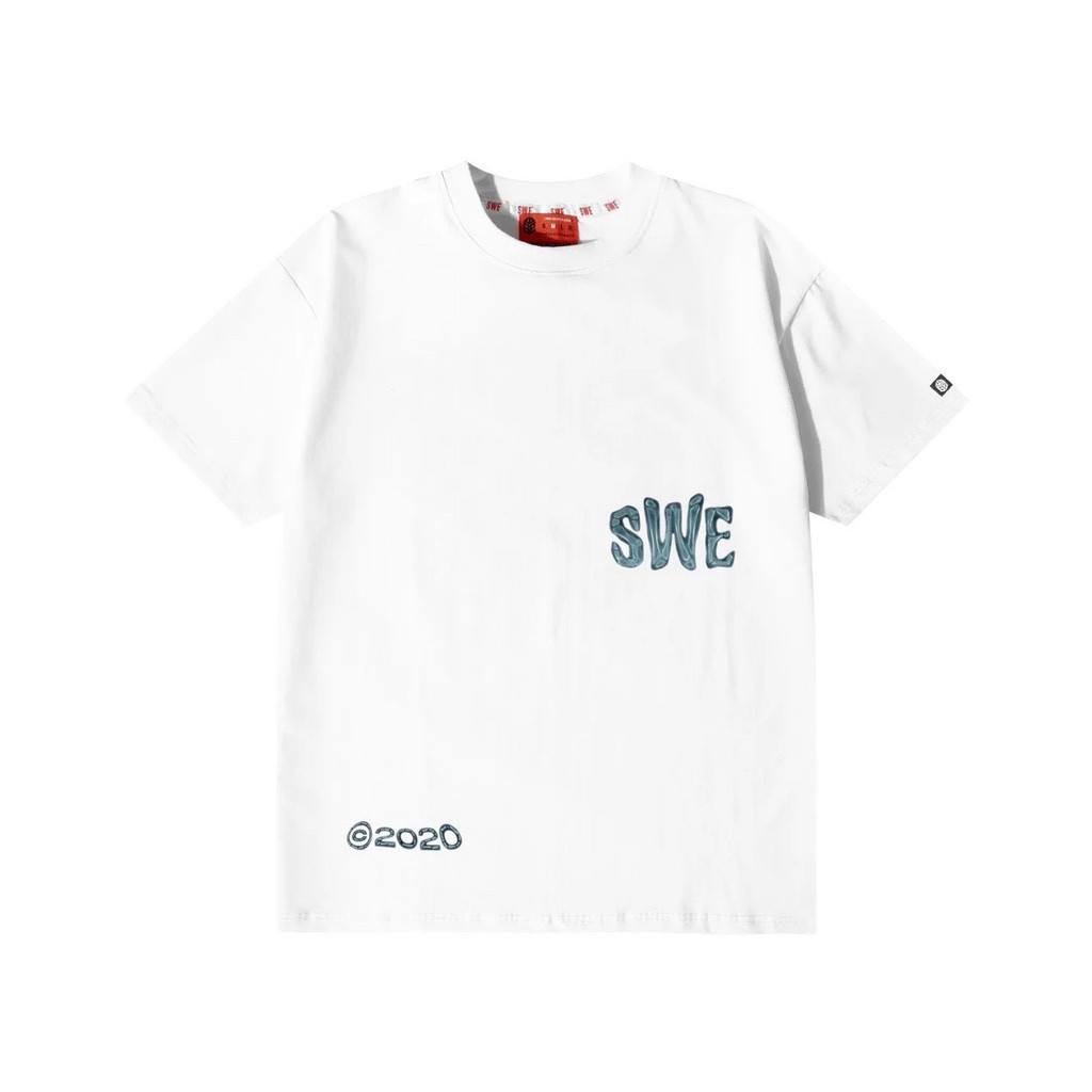 [Mã FAMAYWA giảm 10K đơn 50K] Áo thun SWE Xương BONE unisex form rộng tay lỡ cổ tròn hai màu Đen - Trắng | BigBuy360 - bigbuy360.vn