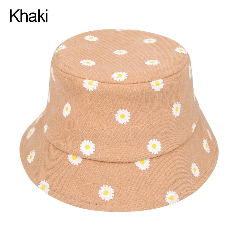 Mũ Xô Chống Nắng In Họa Tiết Hoa Cúc Thời Trang Thích Hợp Làm Quà Tặng Cho