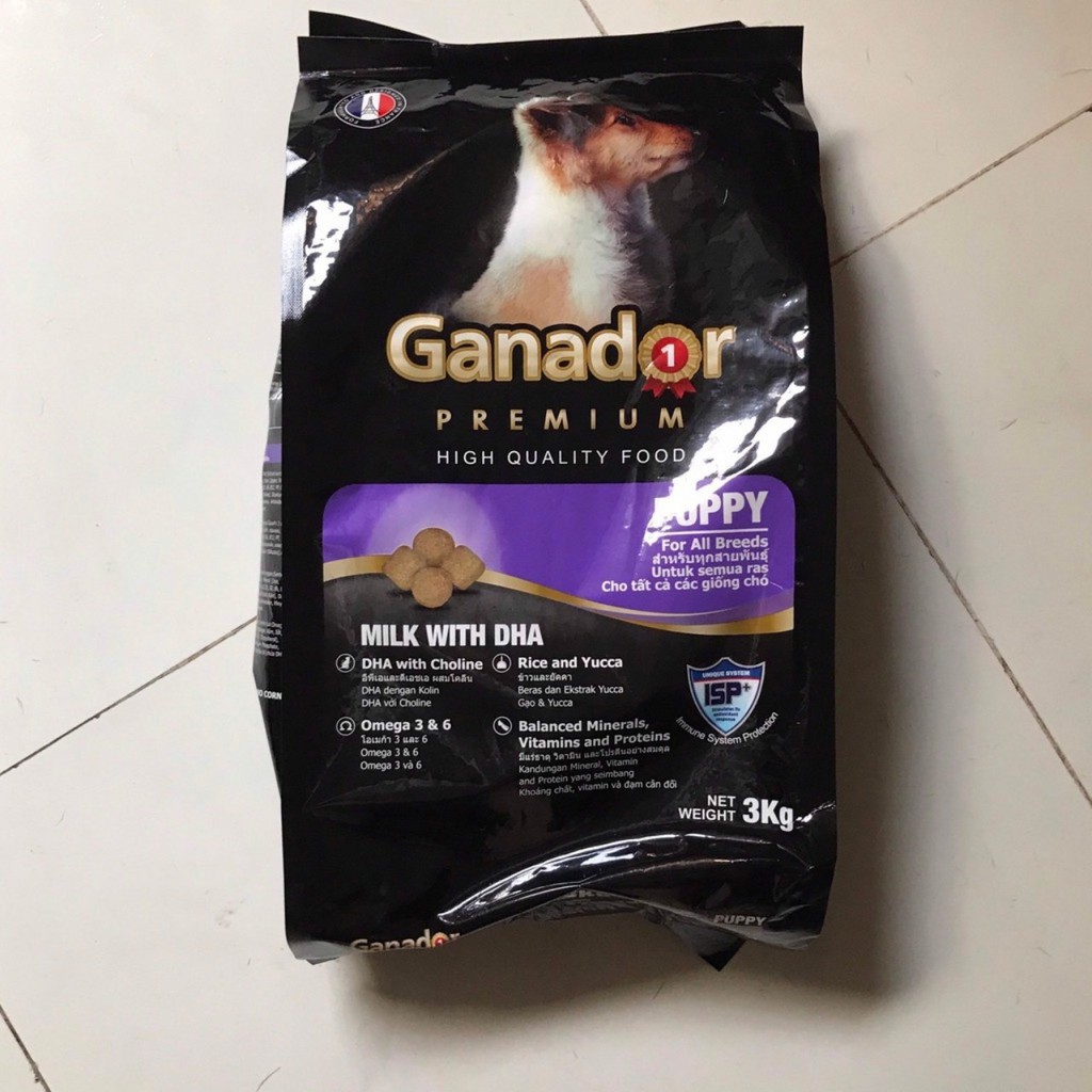 Thức ăn cho chó con Ganador puppy túi 3kg