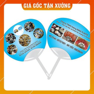Quạt nhựa quảng cáo/quạt nan hoa