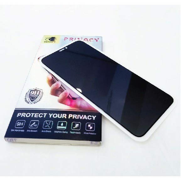 Kính Cường Lực iPhone Chống Nhìn Trộm Màn Hình, Vân Tay PRIVACY iP 7plus/8plus/x/xs/xsmax/11/12/13/pro/promax