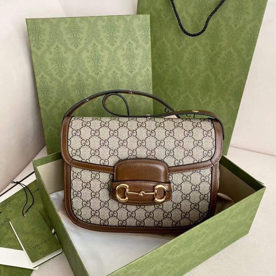 TÚI XÁCH GUCCI HORSEBIT 1955  SUPER SIZE 26CM