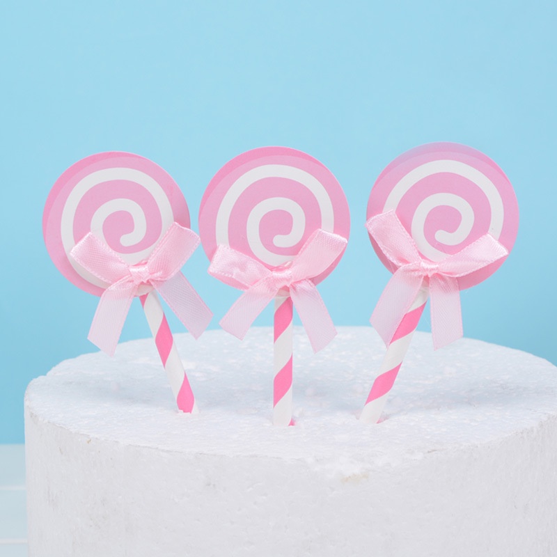 que cắm bánh kem [FREESHIP] que cắm hình kẹo mút