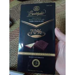 socola đen  - trắng - chery 70%cocoa