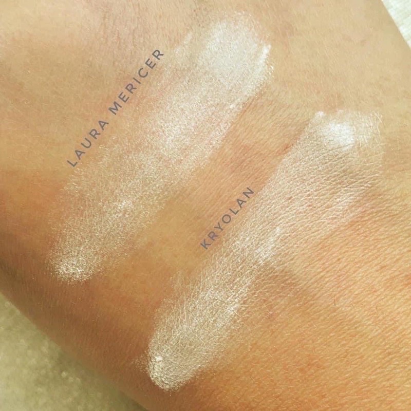 Phấn bột Kryolan phủ bột khoáng mịn da trong suốt bền màu