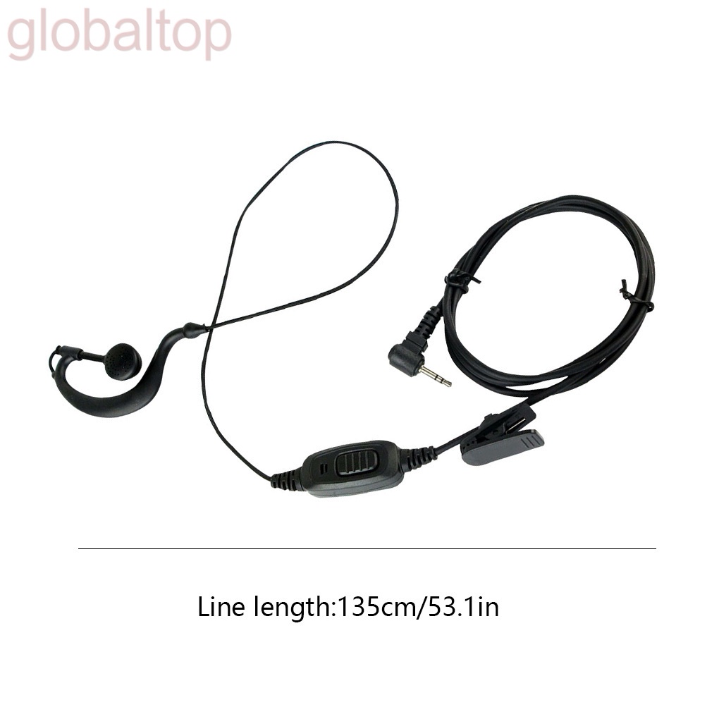 Tai nghe 2.5mm kèm mic dùng cho bộ đàm HYT/Motorola